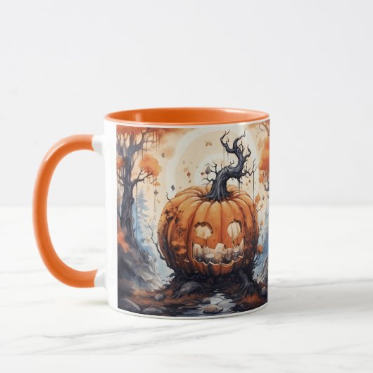 Mug Citrouille de la lanterne Halloween Jack O' (Gauche)