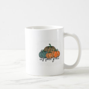 Mug Citrouille de léopard blanchi automne c'est Tomber