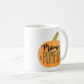 Mug Citrouille de Mornin - Coupe de café d'automne (Devant droit)