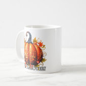 Mug Citrouille décorative de saison Joyeux Halloween (Devant gauche)