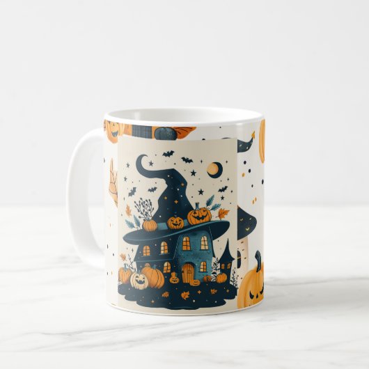 Mug Citrouille d'Halloween (Devant gauche)