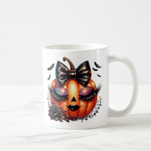 Mug Citrouille d'Halloween (Droite)