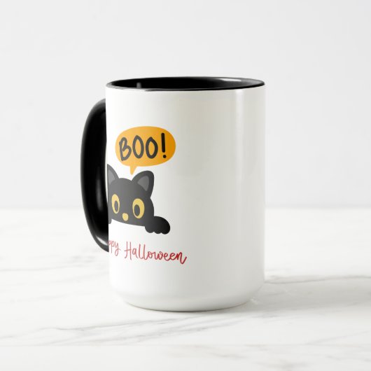 Mug Citrouille d'Halloween (Devant gauche)