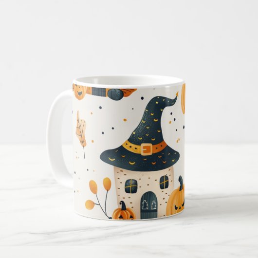 Mug Citrouille d'Halloween (Devant gauche)