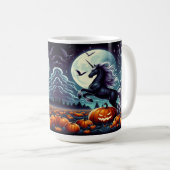 Mug Citrouille d'Halloween Éffrayant (Devant droit)