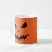 Mug Citrouille d'Halloween effrayante Jack OLantern vi (Devant gauche)