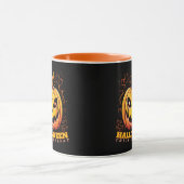 Mug Citrouille d'Halloween Jack-O-Lantern (Centre)