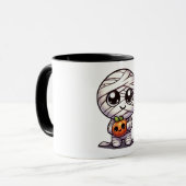 Mug Citrouille d'Halloween mignonne/maman (Devant gauche)