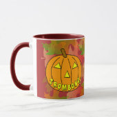 Mug Citrouille d'Halloween Trombone (Gauche)