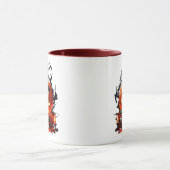 Mug Citrouille d'horreur d'Halloween (Centre)