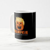 MUG CITROUILLE DRÔLE DE HALLOWEEN TRUMPKIN (Devant gauche)