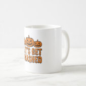Mug Citrouille Drôle d'Halloween Faisons-nous Écraser (Devant droit)