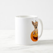 Mug Citrouille du Chihuahua (Devant droit)