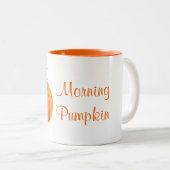 Mug Citrouille du matin (Devant droit)