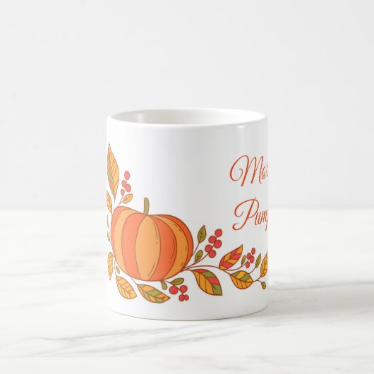 Mug Citrouille du matin de l'automne (Centre)