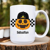 Mug Citrouille Dude Retro Motif Boys Automne Halloween