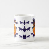 Mug Citrouille éffrayant & chauves-souris Halloween jo (Centre)