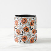 Mug Citrouille éffrayant Motif Halloween (Centre)