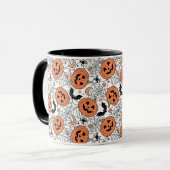 Mug Citrouille éffrayant Motif Halloween (Devant gauche)