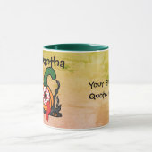 Mug Citrouille Éffrayant personnalisé (Centre)