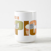 Mug Citrouille épice automne saison Logo Wordy (Centre)
