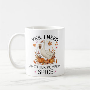 Mug Citrouille Épice Oie Automne Café Lover Automne Se