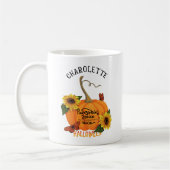 Mug Citrouille épice personnalisable halloween (Gauche)