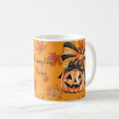 Mug Citrouille Épicée Coquette Halloween (Devant droit)