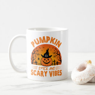 Mug Citrouille épicée et ambiance effrayante Halloween