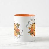 Mug Citrouille Épicée & Tout Chouette (Double) (Centre)