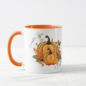 Mug Citrouille Épicée & Tout Chouette (Double) (Gauche)