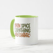 Mug Citrouille Épicée & Tout Un Peu Chaotique (Devant gauche)
