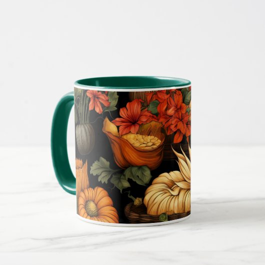 Mug Citrouille et plus encore, automne, (Devant gauche)