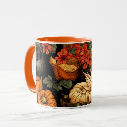 Mug Citrouille et plus encore, automne, (Devant gauche)