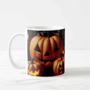 Mug Citrouille et squelette