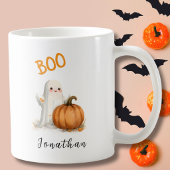 Mug Citrouille fantôme de Halloween BOO