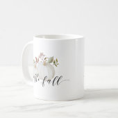 Mug Citrouille festif Bonjour Automne Calligraphie Cof (Devant gauche)