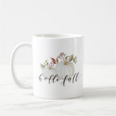 Mug Citrouille festif Bonjour Automne Calligraphie Cof (Gauche)