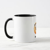 Mug Citrouille festive Halloween nom personnalisé (Gauche)