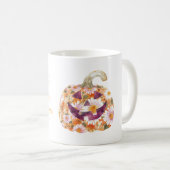 Mug Citrouille Fleurie Groovy Halloween (Devant droit)