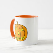Mug Citrouille Flute Halloween (Devant gauche)