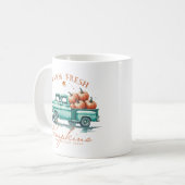 Mug Citrouille frais de la ferme d'automne (Devant gauche)