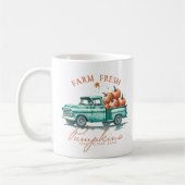 Mug Citrouille frais de la ferme d'automne (Gauche)