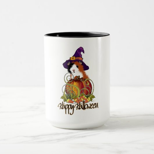 Mug Citrouille Halloween de n de cobaye ' (Centre)