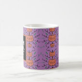 Mug Citrouille Halloween Doodle Motif sans couture (Centre)