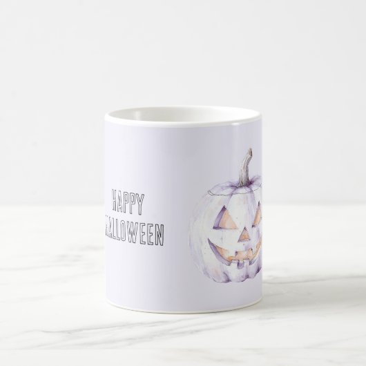 Mug Citrouille Halloween lavande (Centre)
