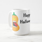 Mug Citrouille idiot d'Halloween (Devant gauche)