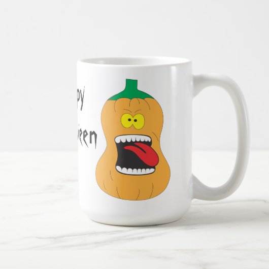 Mug Citrouille idiot d'Halloween (Droite)