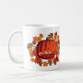 Mug Citrouille Jack-o'-lantern Halloween Personnalisé (Gauche)