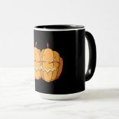 Mug Citrouille Jack O Lantern pour Halloween (Devant droit)
